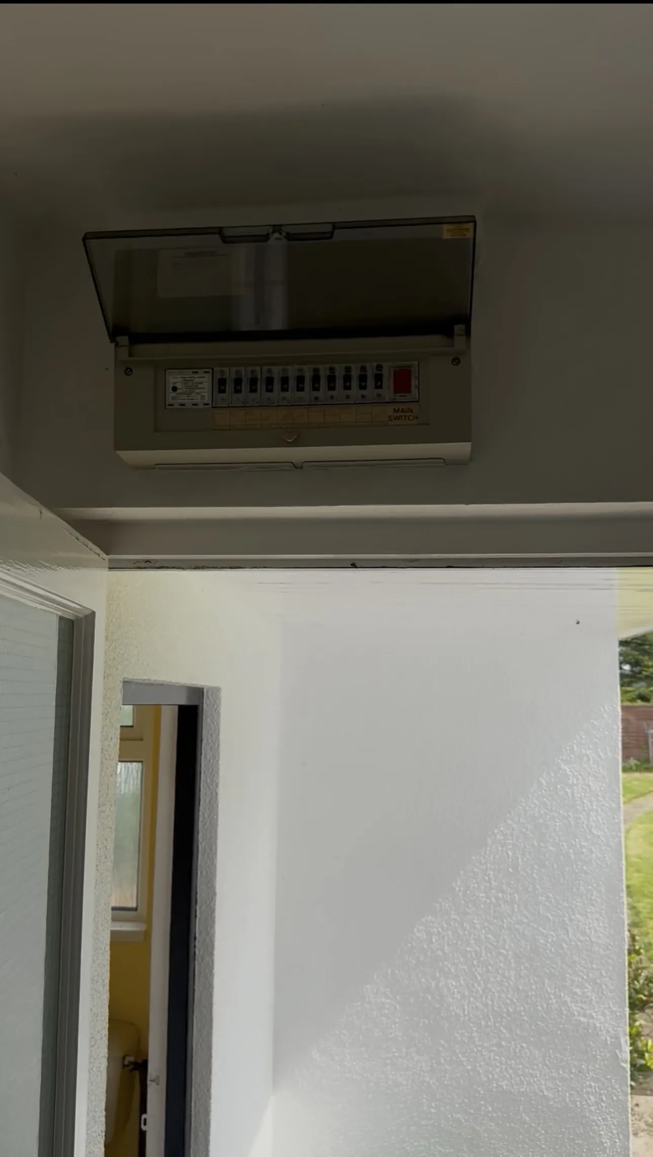 Existing domestic consumer unit inspected during the survey