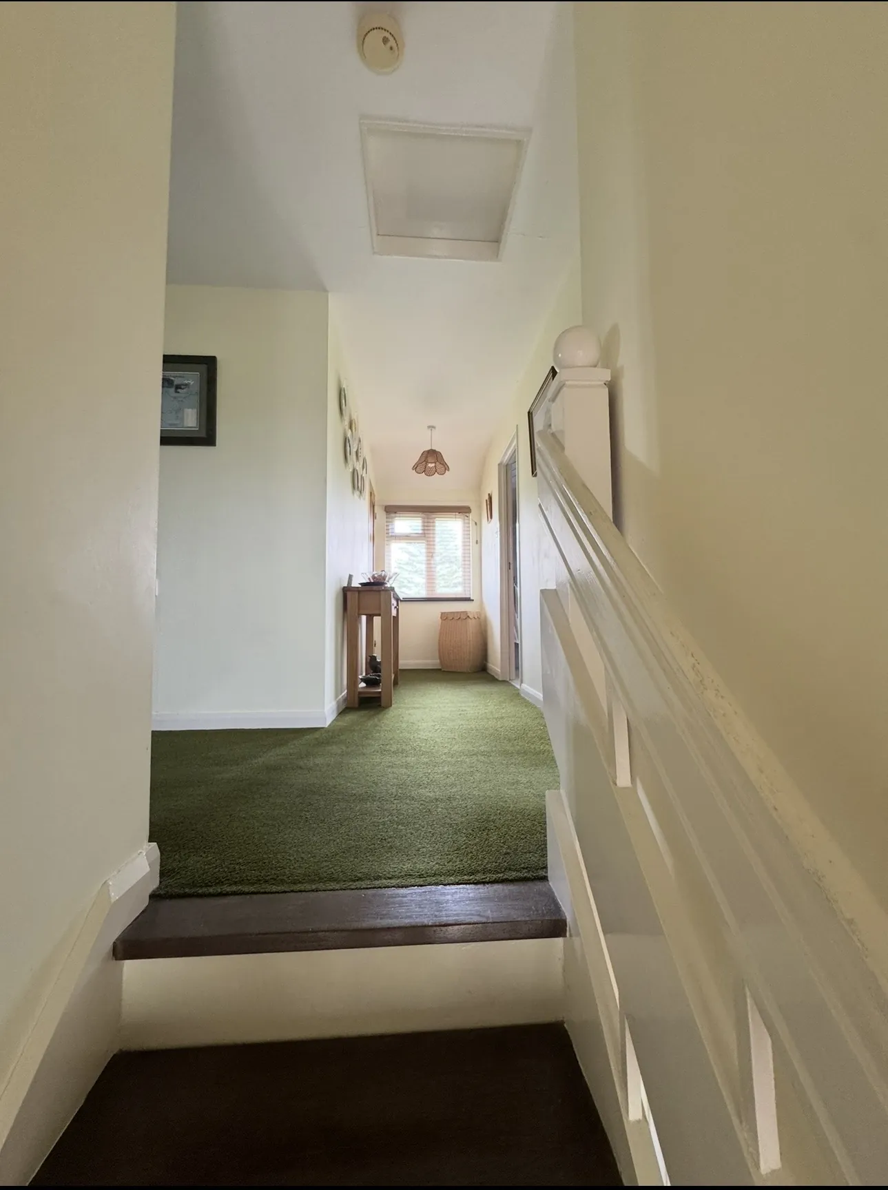 Internal cable route and loft access point